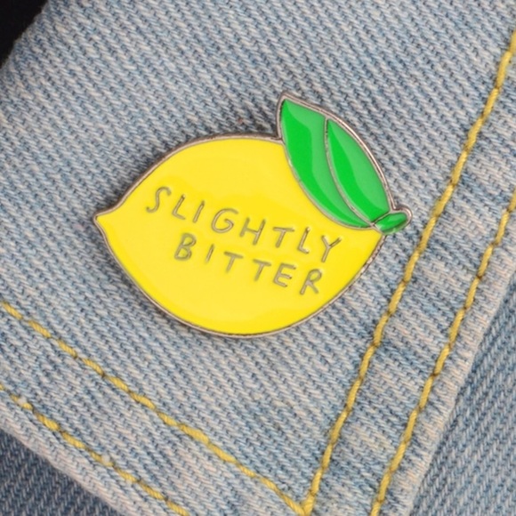 Jewelry - 🆕 Lemon Shape Slightly Bitter Enamel Pin Brooch